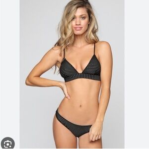 Acacia storm mesh bikini set swim swimsuit top bottoms